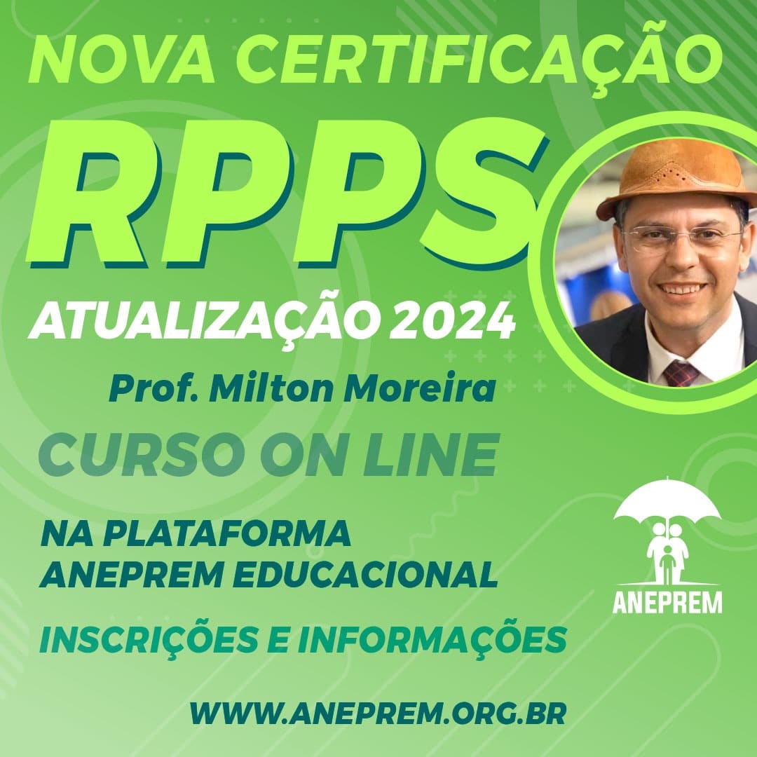 Curso Atualizado Nova Certificação RPPS 2024